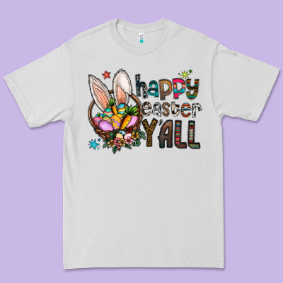 Happy Easter Y All Premium Tee Designed By Cowhidedigitalart