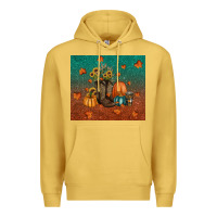 Antique Gold fall tumbler Premium Hoodie - RanaPortraitStore