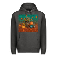 Charcoal Heather fall tumbler Premium Hoodie - RanaPortraitStore