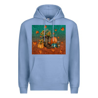 Colony Blue fall tumbler Premium Hoodie - RanaPortraitStore
