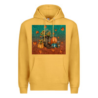 Mustard fall tumbler Premium Hoodie - RanaPortraitStore