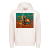 Pale Pink fall tumbler Premium Hoodie - RanaPortraitStore