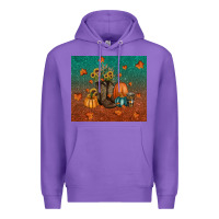 Purple fall tumbler Premium Hoodie - RanaPortraitStore