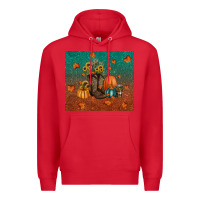 Red fall tumbler Premium Hoodie - RanaPortraitStore