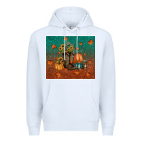 White fall tumbler Premium Hoodie - RanaPortraitStore