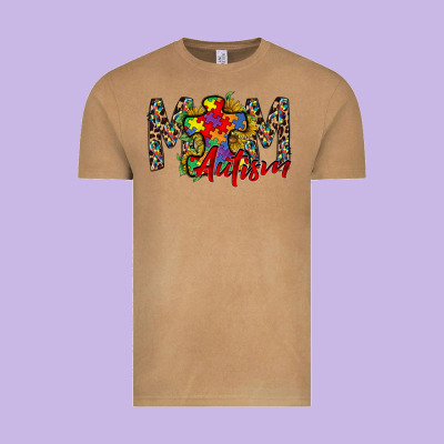 Mom Autism 2 Vintage Tee Designed By Racoondesign