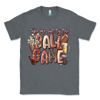 Charcoal Heather take me out to the ball game Classic Tee - FaDigitalArtStudio