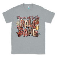 Heather Grey take me out to the ball game Classic Tee - FaDigitalArtStudio
