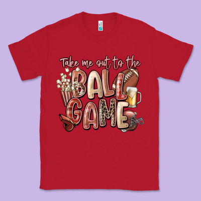 Take Me Out To The Ball Game Classic Tee Designed By Fadigitalartstudio