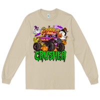 Mushroom spooky crusher monster truck Long Sleeve Tee - BarkalooDesign