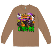 Toasted Coconut spooky crusher monster truck Long Sleeve Tee - BarkalooDesign