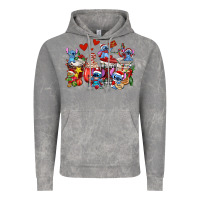 Cloud Rock christmas stitch coffee cups Vintage Hoodie - AdoDesignShop