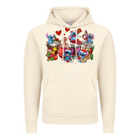 Vintage Artic christmas stitch coffee cups Vintage Hoodie - AdoDesignShop