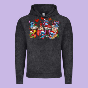 Christmas Stitch Coffee Cups Vintage Hoodie Designed By Adodesignshop
