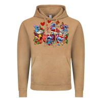 Vintage Camel christmas stitch coffee cups Vintage Hoodie - AdoDesignShop