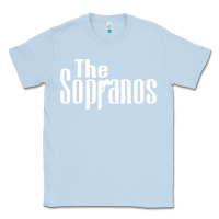 Dusty Blue the sopranos Classic Tee - DesigneFamous