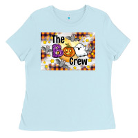 Baby Blue The boo crew Ladies Tee - Artiststas