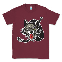Burgundy chicago wolves Classic Tee - DesigneFamous