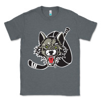 Charcoal Heather chicago wolves Classic Tee - DesigneFamous