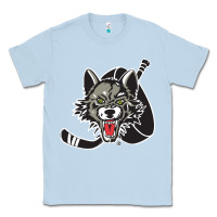 Dusty Blue chicago wolves Classic Tee - DesigneFamous