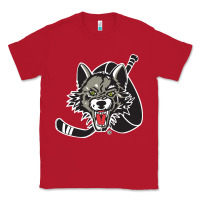 Red chicago wolves Classic Tee - DesigneFamous