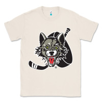 Natural chicago wolves Classic Tee - DesigneFamous