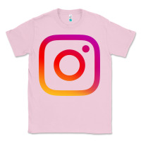 Bubblegum Pink instagram Classic Tee - DesigneFamous