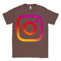 Chestnut instagram Classic Tee - DesigneFamous