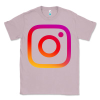 Lilac instagram Classic Tee - DesigneFamous