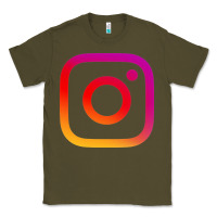 Army Green instagram Classic Tee - DesigneFamous