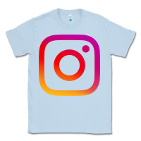 Dusty Blue instagram Classic Tee - DesigneFamous