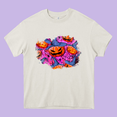 Halloween Pumpkin Patch  4 Heavy Core Tee Designed By Bundleandbundleshop