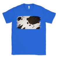 True Royal Cowhide Black and White Brush Strokes Background Classic Tee - Jasminsmagicworld