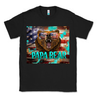 Black papa bear american flag  tumbler Classic Tee - BarkalooDesign