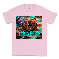Bubblegum Pink papa bear american flag  tumbler Classic Tee - BarkalooDesign