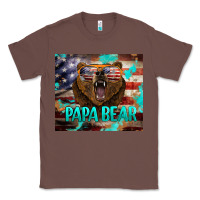 Chestnut papa bear american flag  tumbler Classic Tee - BarkalooDesign