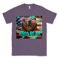 Lavender papa bear american flag  tumbler Classic Tee - BarkalooDesign