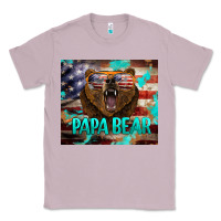 Lilac papa bear american flag  tumbler Classic Tee - BarkalooDesign