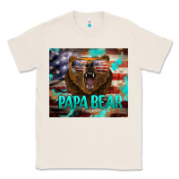 Natural papa bear american flag  tumbler Classic Tee - BarkalooDesign