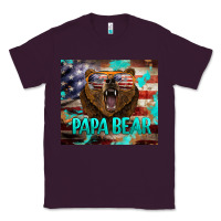 Plum papa bear american flag  tumbler Classic Tee - BarkalooDesign