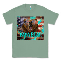 Sage papa bear american flag  tumbler Classic Tee - BarkalooDesign