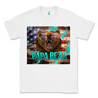 White papa bear american flag  tumbler Classic Tee - BarkalooDesign