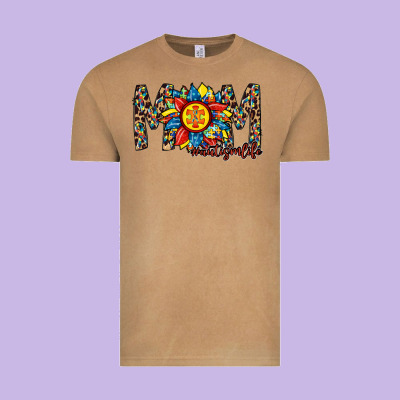 Mom Autism Vintage Tee Designed By Racoondesign