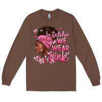 Chestnut in october we wear pink Long Sleeve Tee - BarkalooDesign