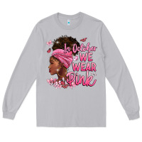 Moon Dust in october we wear pink Long Sleeve Tee - BarkalooDesign