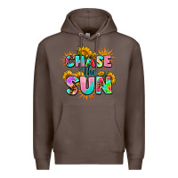 Coffee chase the sun Premium Hoodie - AdoDesignShop