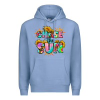 Colony Blue chase the sun Premium Hoodie - AdoDesignShop