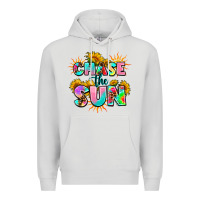 Dove Grey chase the sun Premium Hoodie - AdoDesignShop