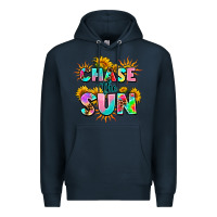Navy chase the sun Premium Hoodie - AdoDesignShop