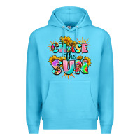 Ocean Blue chase the sun Premium Hoodie - AdoDesignShop